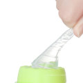 Frasco de leite para bebê transparente anti-cólica e ecológico personalizado de 240ml Frasco de vidro para recém-nascidos Frasco de vidro com óleo
